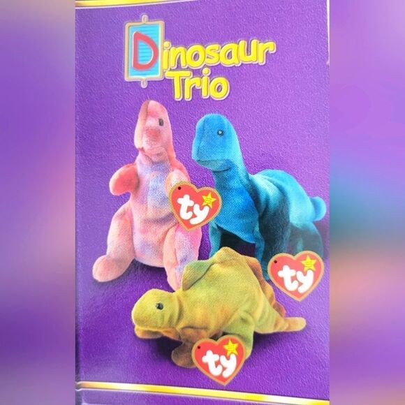 Single TY Dinosaur of Trio - Picture 2 of 8